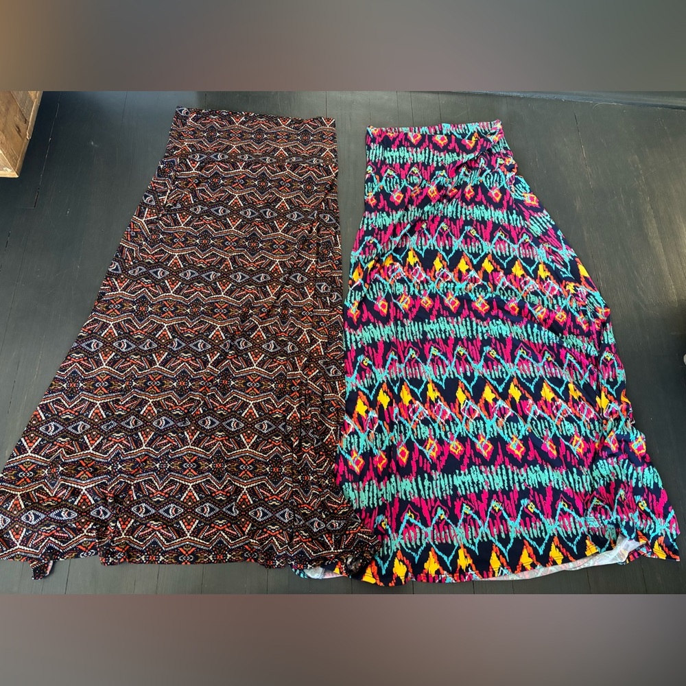 LuLaRoe maxi skirts (L)